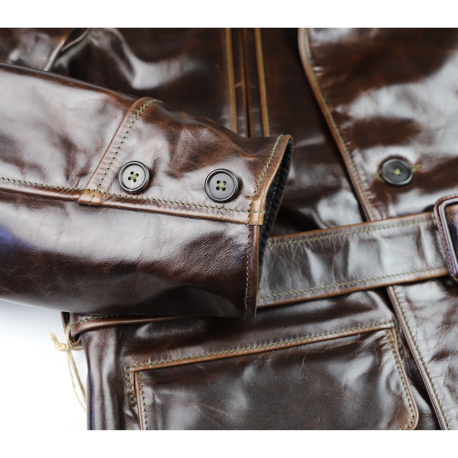 Aero Barnstormer Dark Hickory Vancouver Cowhide cuff.jpg