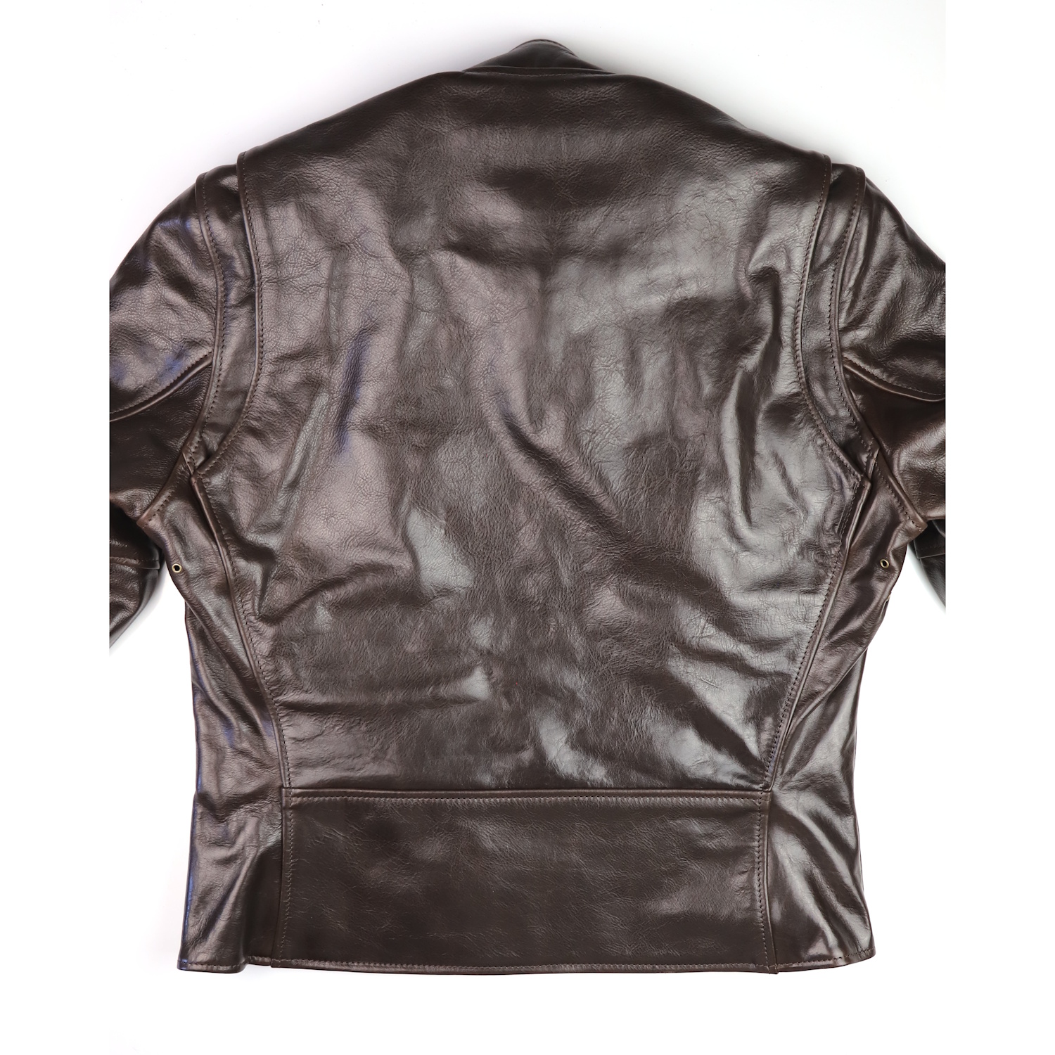 Aero Cafe Racer Chestnut Badalassi Cowhide back.jpg