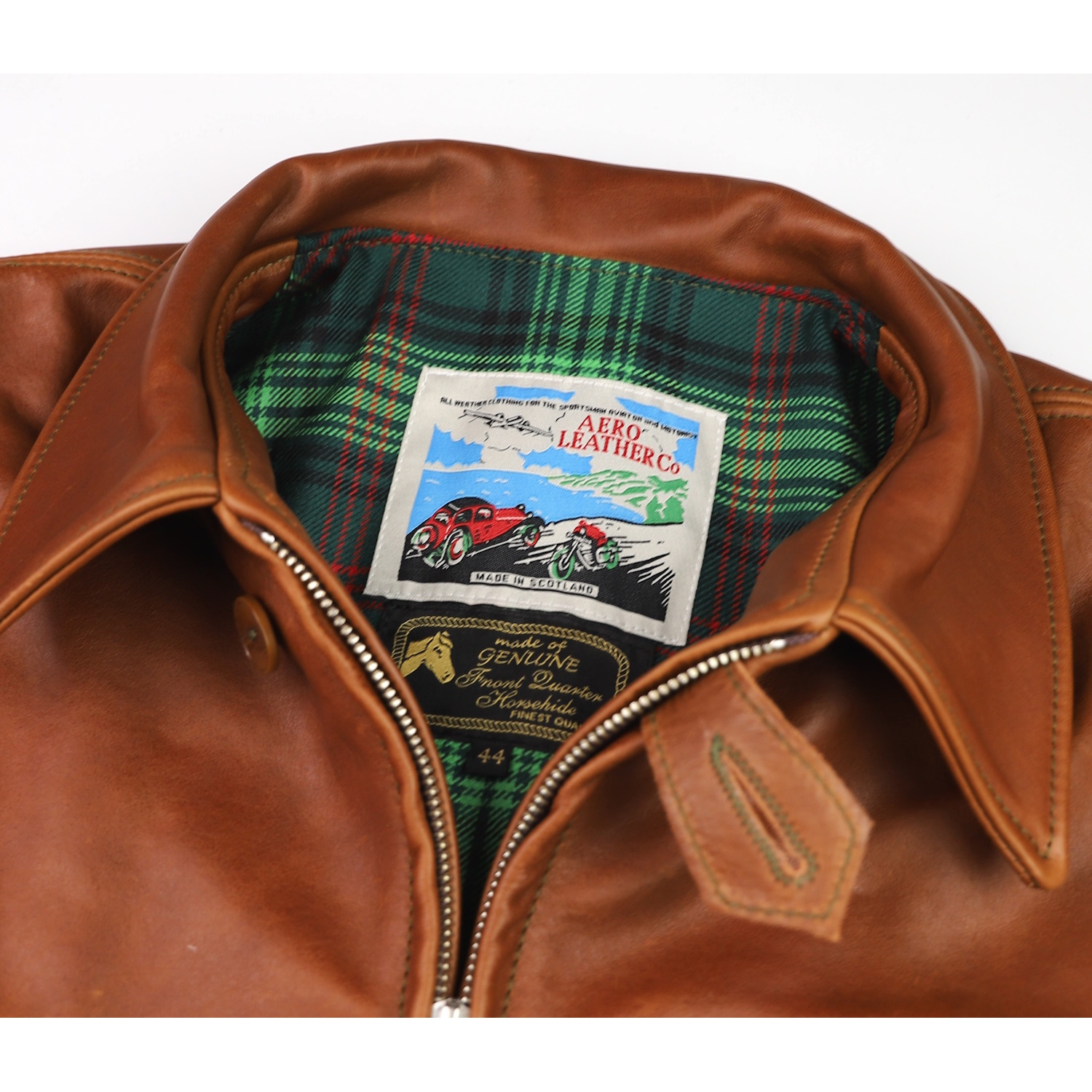 Aero Original Hercules Cognac Pinnacle Horsehide tag.jpg