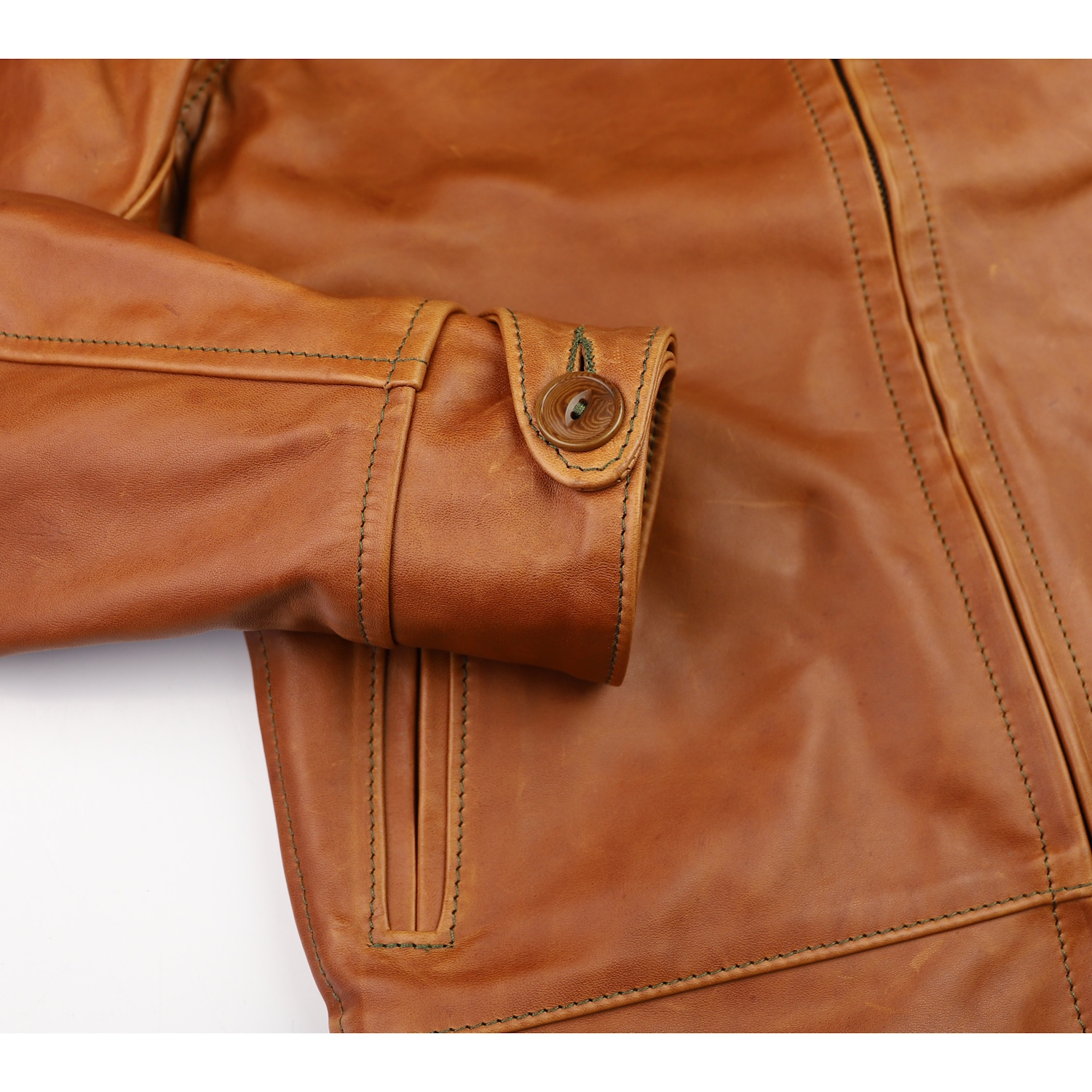 Aero Premier Highwayman Cognac Pinnacle HH button cuff.jpg