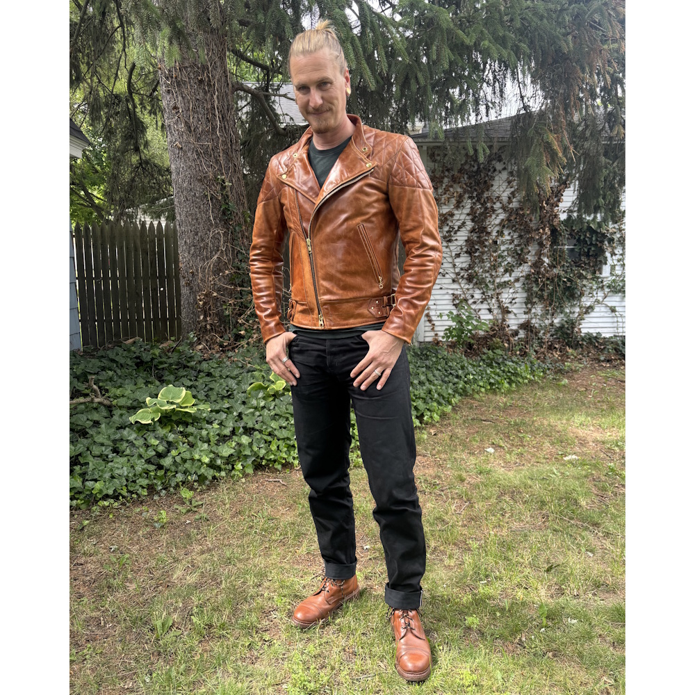 Vanson Chopper Cedar Bainbridge customer fit photo 1.jpg