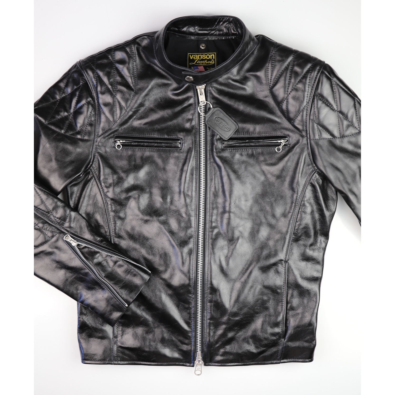 Vanson Comet Black Bainbridge quilted front.jpg