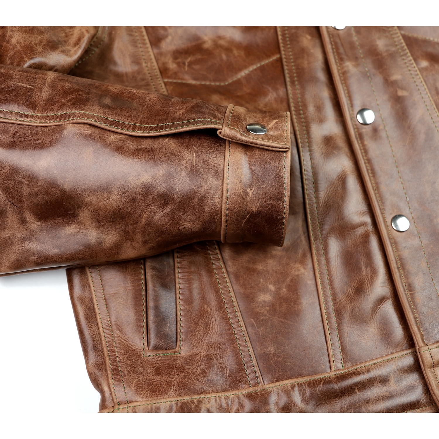 Vanson Maverick Whiskey Roma 42 snap cuff IG square.jpg