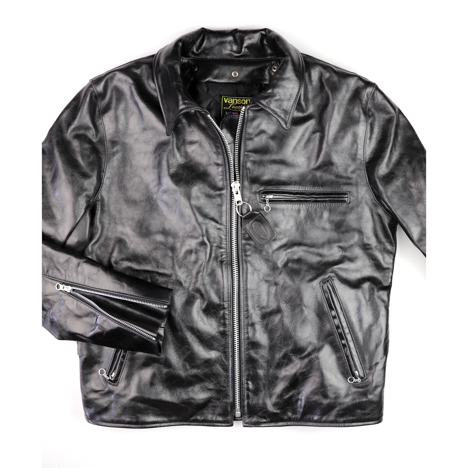 Vanson Oxford Black Bainbridge Cowhide front.jpg