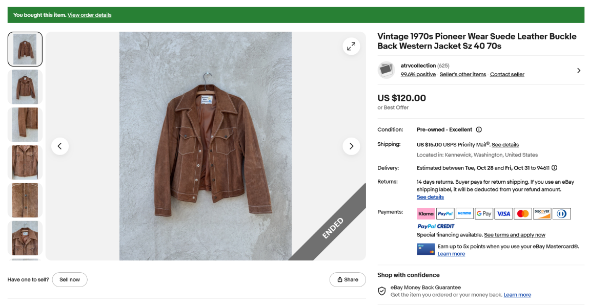 Screenshot 2025-10-24 at 17-16-42 Vintage 1970s Pioneer Wear Suede Leather Buckle Back Western...png