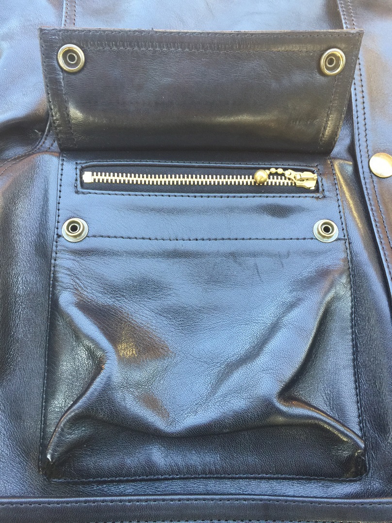 Top Left Zipper Pocket